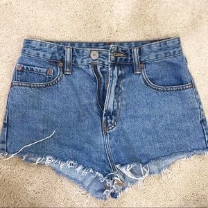 BDG denim shorts high rise